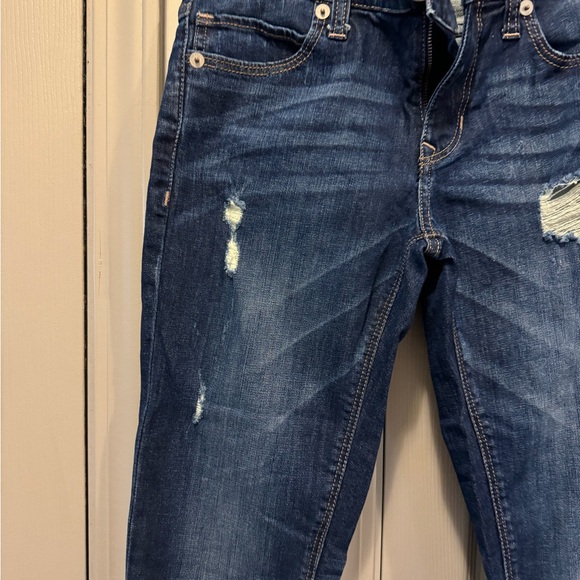 Express Fashion Distressed Boyfriend Jeans - Picture 2 of 6